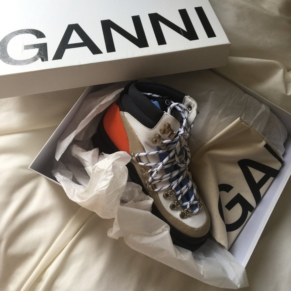 Ganni Sporty Hiking Boots - NEW - Never worn